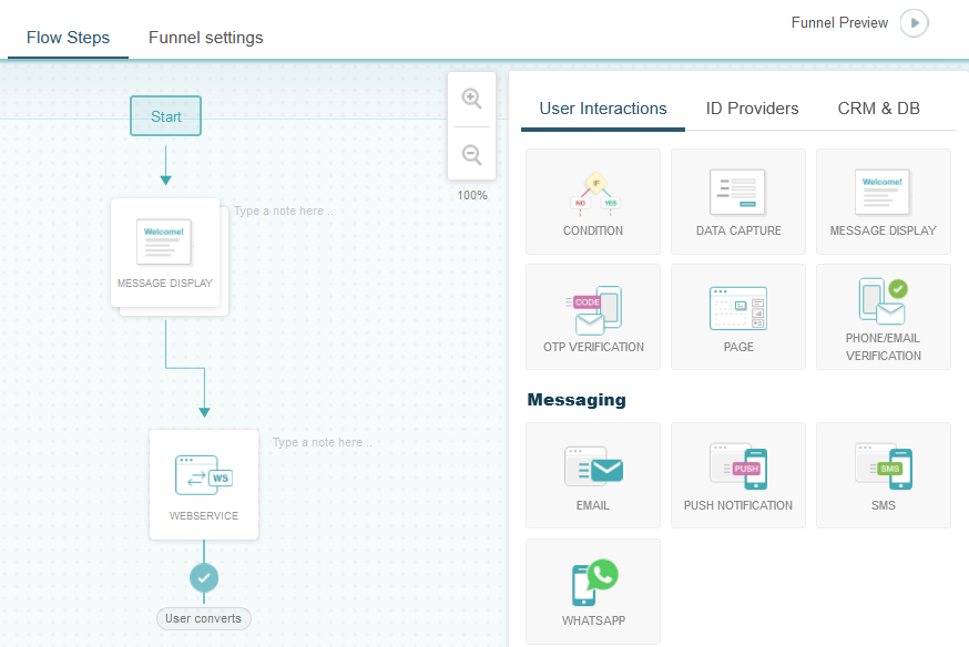 Adding funnel steps