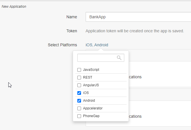 Setting up a new Android/iOS application