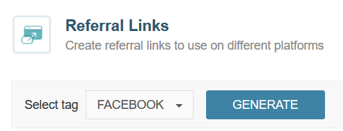 Creating a new referral link