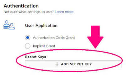 Generating a secret key