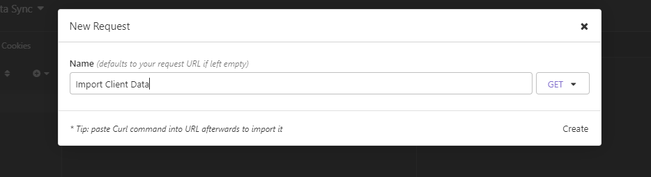 Nombrar la API de sincronización de datos