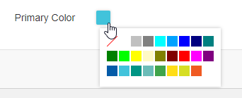 Choosing the primary color for the Jumio interface