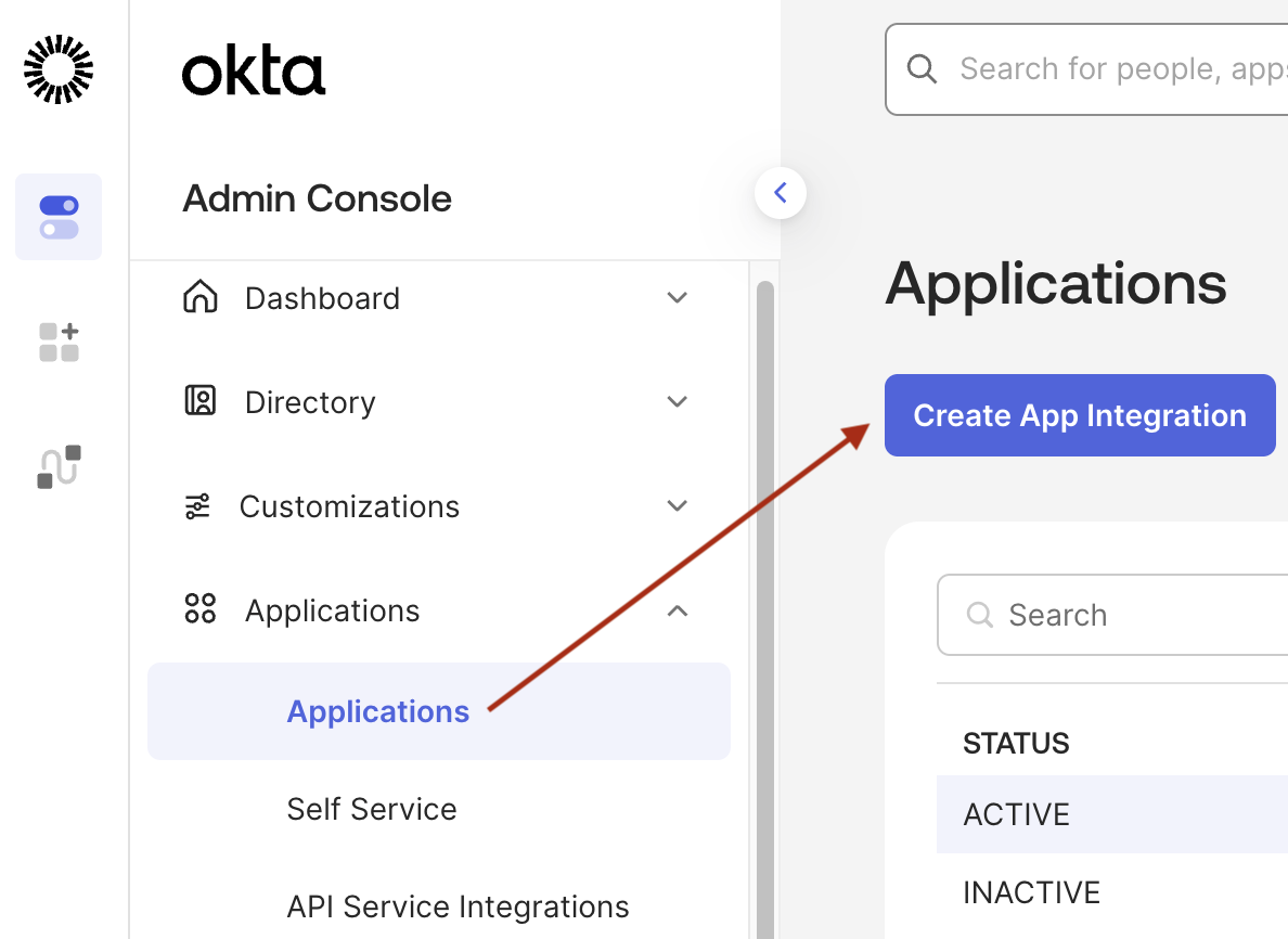 Create App Integration
